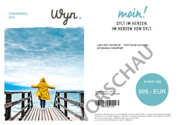 Wertgutschein Wyn. Strandhotel Sylt